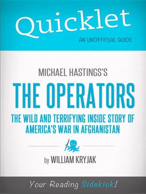cover image of Quicklet on Michael Hastings' the Operators